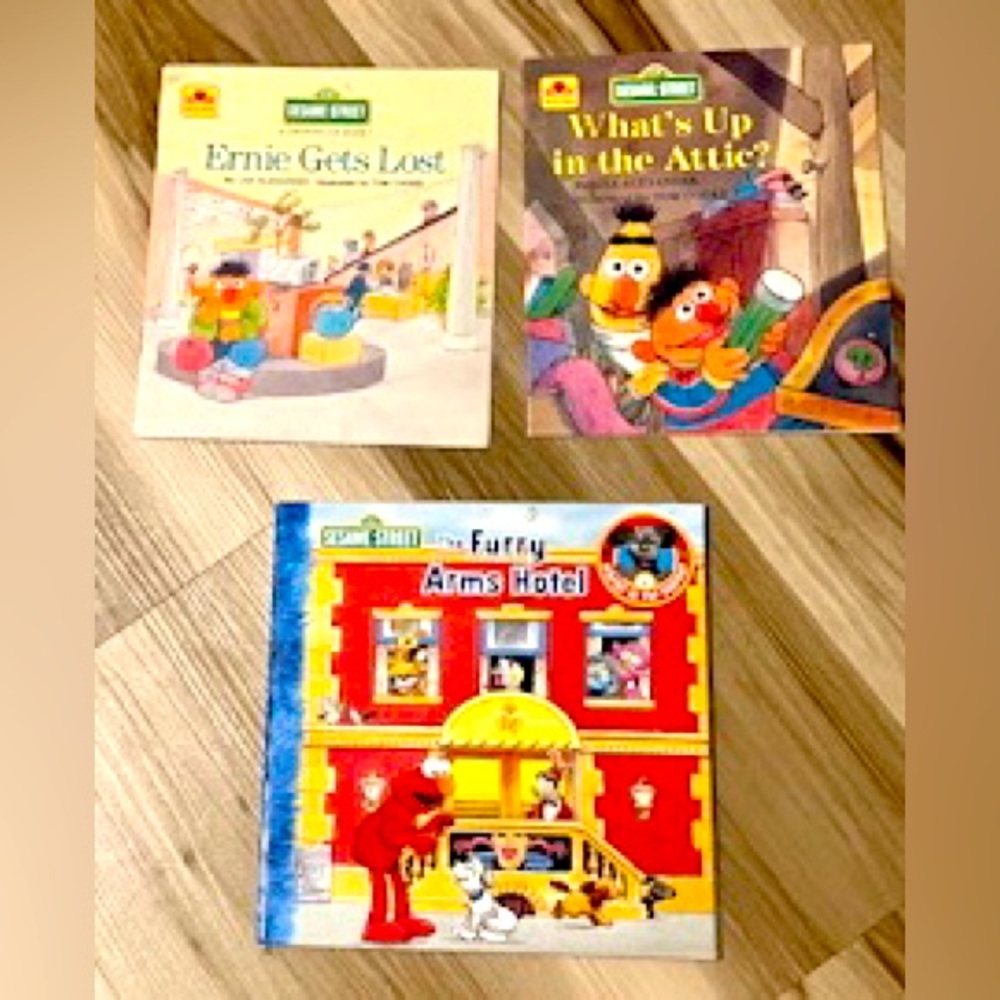 Set of 3 Sesame Street Children’s Books